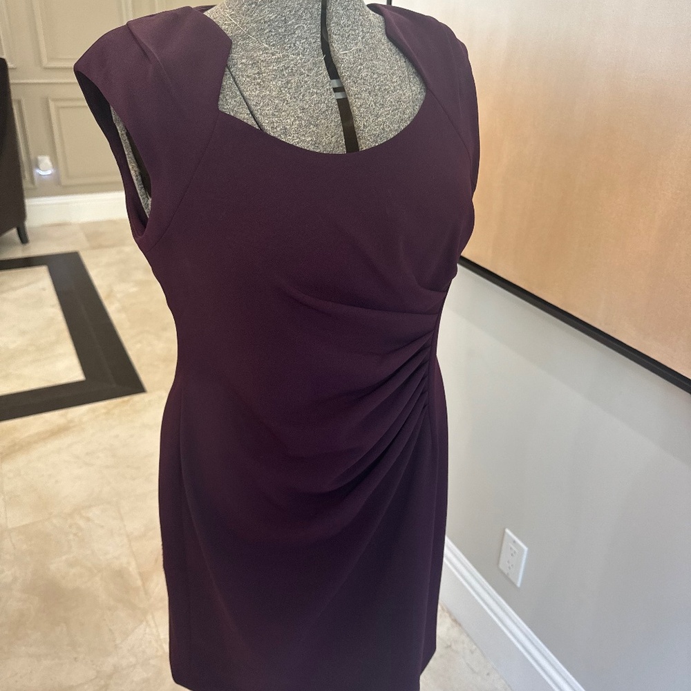 Calvin Klein purple dress